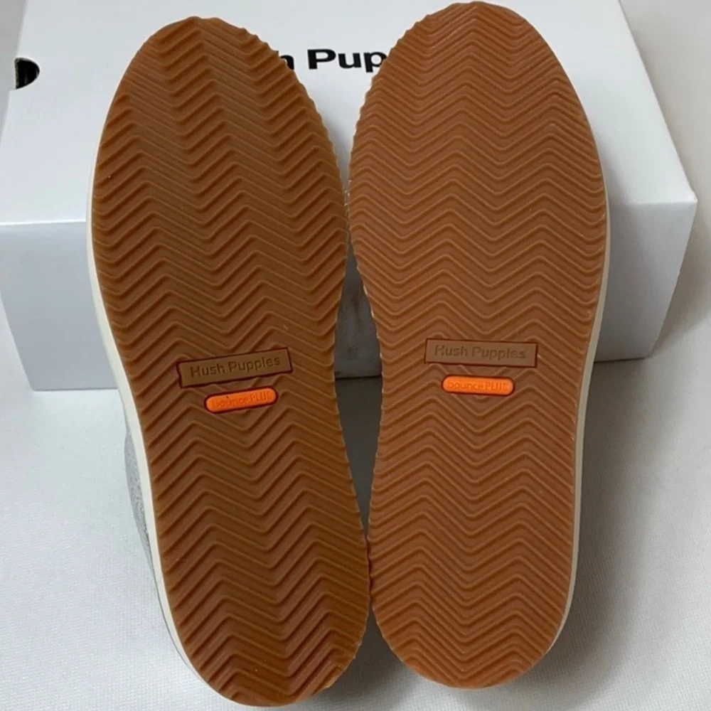 Hush Puppies Sabine silver leather sneakers - Picture 6 of 8